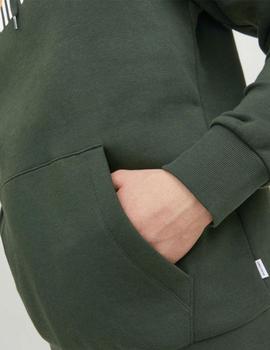 Sudadera Jack&Jones Corp Logo verde
