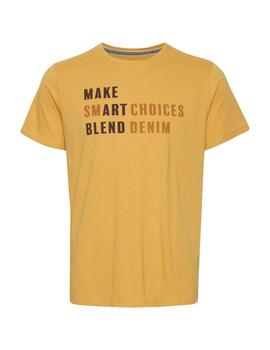 Camiseta Blend mostaza