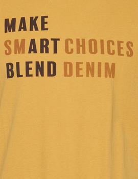 Camiseta Blend mostaza