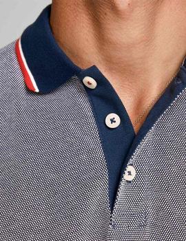 Polo Jack&Jones Bluwin M/L azul