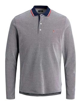 Polo Jack&Jones Bluwin M/L azul