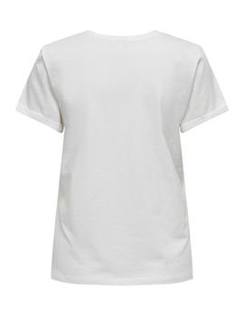 Camiseta Only Anna blanca