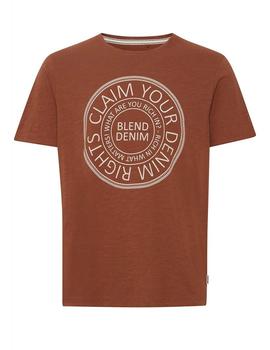 Camiseta Blend Logo marron