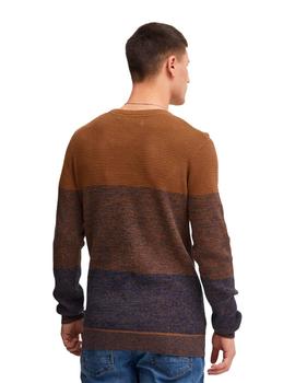 Jersey Blend marron/marino