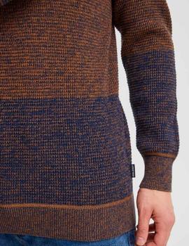 Jersey Blend marron/marino