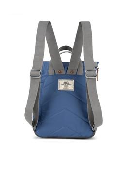 Mochila Roka Canfield B Small burnt blue recycled