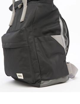 Mochila Roka Canfield B Medium black recycled