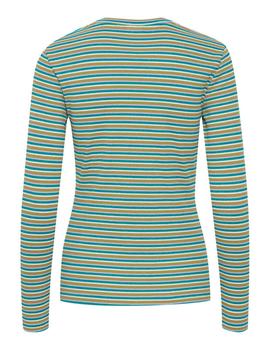 Camiseta Ichi Rayas verde