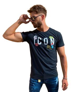 Camiseta Ovds Icon Parches marina