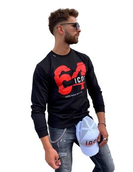 Sudadera Ovds Icon 64 negra