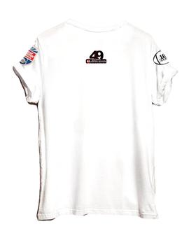 Camiseta La Sal 100 Yardas blanca