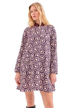Vestido Compañia Circulos morado