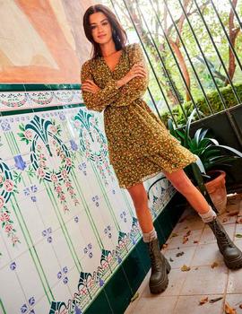 Vestido Only Adele verde