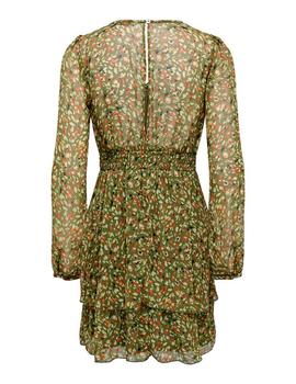 Vestido Only Adele verde