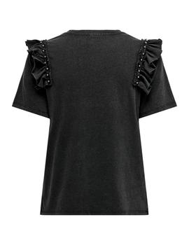 Camiseta Only Rebelle negra
