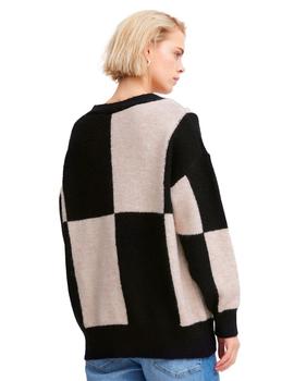 Chaqueta Ichi Allura negra/beige