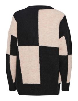 Chaqueta Ichi Allura negra/beige