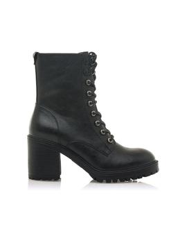 Bota Mustang militar negra