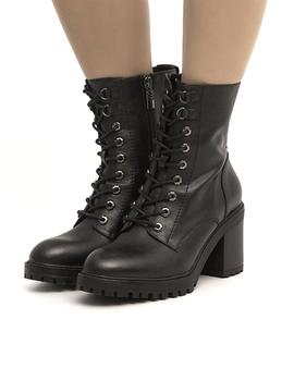 Bota Mustang militar negra