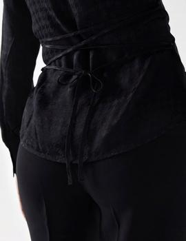 Camisa Salsa Chica negra