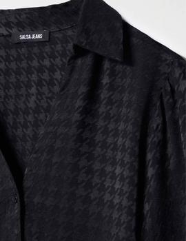 Camisa Salsa Chica negra