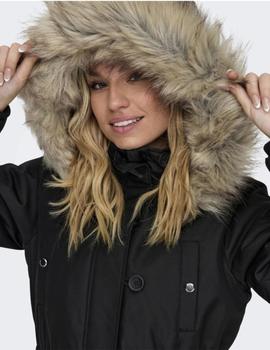 Parka Only Iris negra