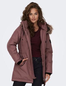 Parka Iris rose brown