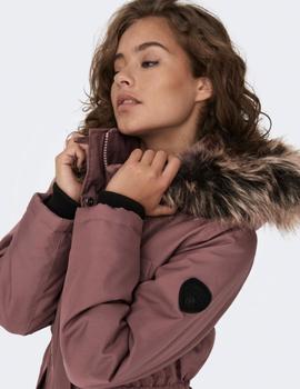 Parka Iris rose brown