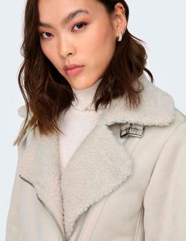 Cazadora Only Aviador beige