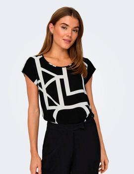 Top Only Vic negro/blanco