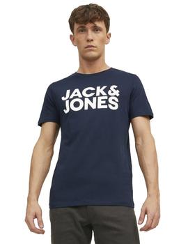 Camiseta Jack&Jones Corp Logo Grande marina