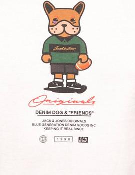 Camiseta m/c jack perro blanca