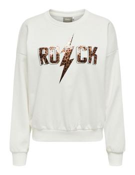 Sudadera Only Runa blanca