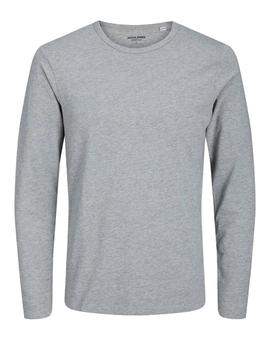 Camiseta Jack&Jones Basic M/L gris