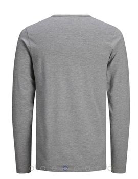 Camiseta Jack&Jones Basic M/L gris