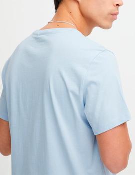 Camiseta Blend Cerdito azul