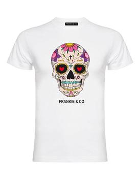 Camiseta Frankie Calavera blanca