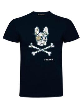 Camiseta Frankie Bulldog Military marino