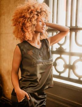 Camiseta Animosa Estrellas negra