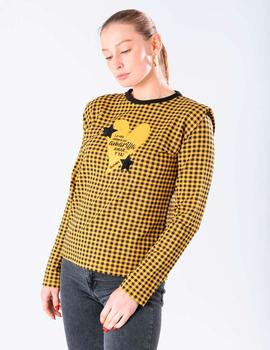 Sudadera Animosa Cuadro Vichy Amar