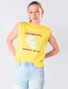 Camiseta Animosa Rompe el Molde amarilla