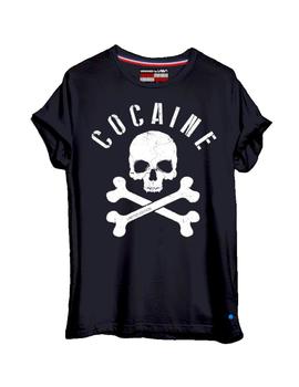 Camiseta La Sal Cocaine Chico negra