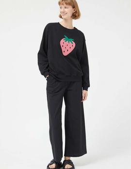 Sudadera Compañia Fresas negra