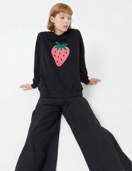 Sudadera Compañia Fresas negra