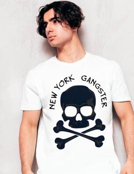 Camiseta La Sal Gangster Chico Blanca