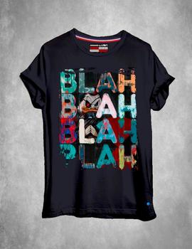 Camiseta La Sal Blah Chico negra