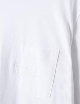 Camiseta Salsa Bolsillo blanca