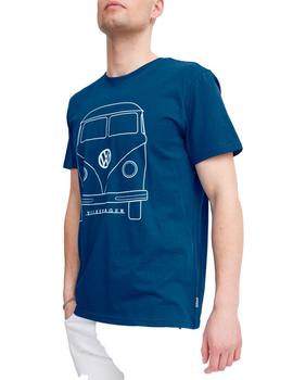 Camiseta Blend Furgo azul