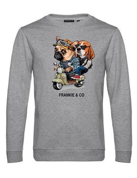 Sudadera Frankie Motorbike gris