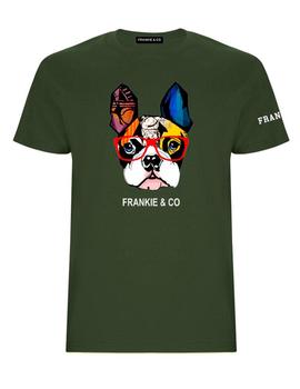 Camiseta Frankie Bulldog verde